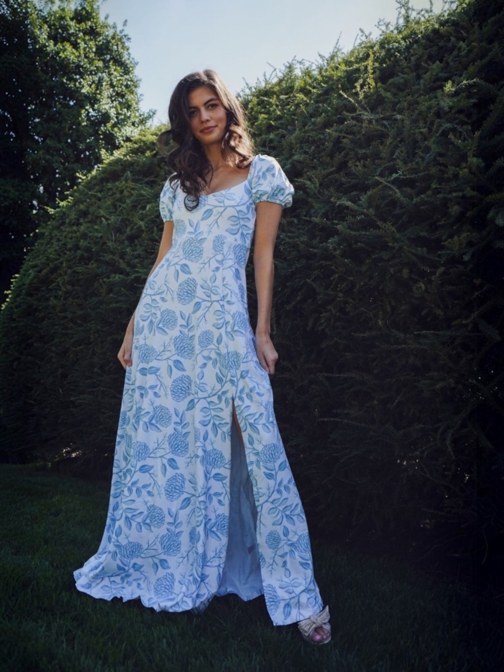 Smith & Quinn Elizabeth maxi Dress in Dusty Bloom Pattern Size XXS